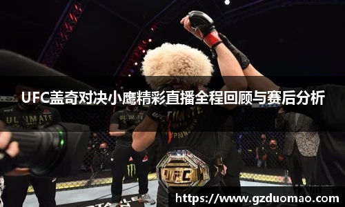 UFC盖奇对决小鹰精彩直播全程回顾与赛后分析